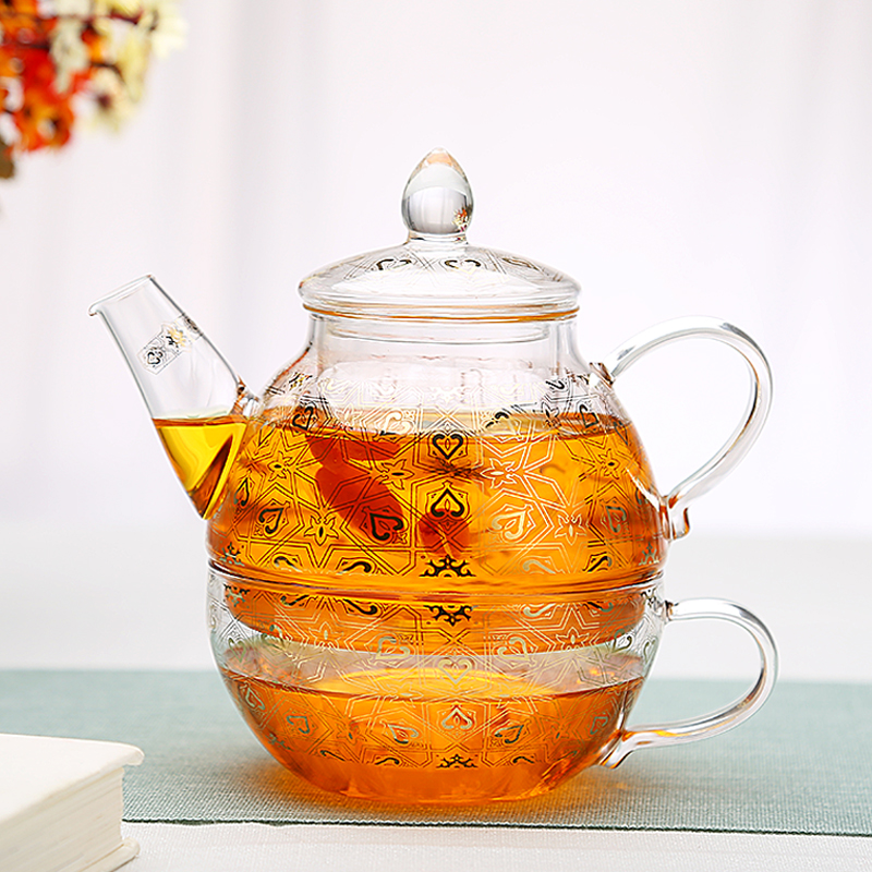 Glass Teapot With Removable Infuser